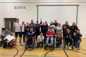 Boccia Sheffield and Rotarians